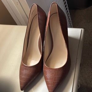 Brown Nine West heels